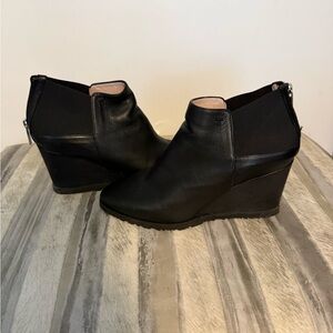 Taryn Rose Black Ankle Booties